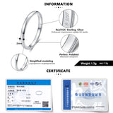 925 Sterling Silver Stackable Finger Rings for Women Wedding Ring SR74