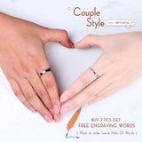 925 Sterling Silver Stackable Finger Rings for Women Wedding Ring SR74