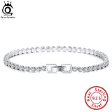 925 Silver CZ Tennis Bracelet For Women 2.5/3.0mm SB115