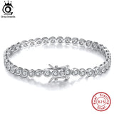 925 Silver Tennis Bracelet for Women 1.5/2/3mm CZ Chain Bracelets Party Jewelry