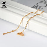 925 Silver Women Bracelet Gold Color Small Charm Jewelry SB28