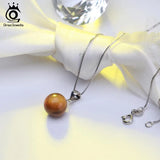 925 Silver Natural Turquoise Pendant Necklace for Women
