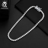 925 Silver CZ Tennis Bracelet Clear Cubic Zirconia Bangle