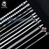925 Silver CZ Tennis Bracelet Clear Cubic Zirconia Bangle