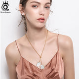 Baroque Freshwater Cultured Pearl Necklace 14K Plated 925 Silver