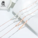 925 Silver Freshwater Pearl Anklet for Women SA001