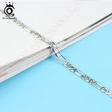 925 Silver Diamond-Cut Chain Anklet SA07