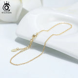 925 Silver Anklet Single Chain Summer Ankle Chain SA06