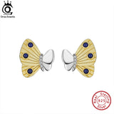 Lapis Lazuli Gemstone Stud Earrings 925 Silver Mother's Gift