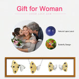 Lapis Lazuli Gemstone Stud Earrings 925 Silver Mother's Gift