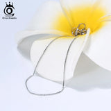 925 Sterling Silver Box Chain Necklace Men Women Jewelry