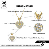Sterling Silver Cupid Arrow Love Pendant Necklace for Women