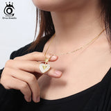 Sterling Silver Cupid Arrow Love Pendant Necklace for Women