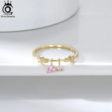 Heart CZ Eternity Ring Sterling Silver 14K Finger Band Jewelry
