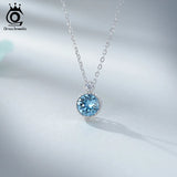 Austrian Crystal Stone Pendant Silver Jewelry SWN04
