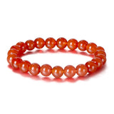 Natural Red Agate Garnet Amethyst TPU Bracelet Birthstone Beads Bracelet