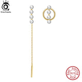 925 Silver Baroque Pearl Drop Earrings for Women GPE47