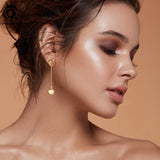 925 Silver Little Birds Dangle Earrings w/ Opal Gemstone for Women GME03