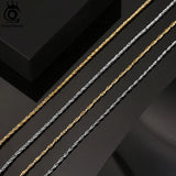 Italian 925 Silver 1.0mm Braided Choker Chain for Women SC71
