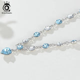 925 Silver Bracelet with Austrian Crystal Zirconia