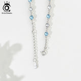 925 Silver Bracelet with Austrian Crystal Zirconia