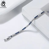925 Silver Tennis Bracelet 2.0mm & CZ Women's Jewelry SB117