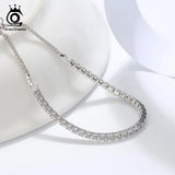 Zirconia Tennis Bracelet 925 Silver Hand Chain SB43-14K
