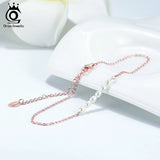 Freshwater Pearls 925 Silver Anklet Bracelet for Women