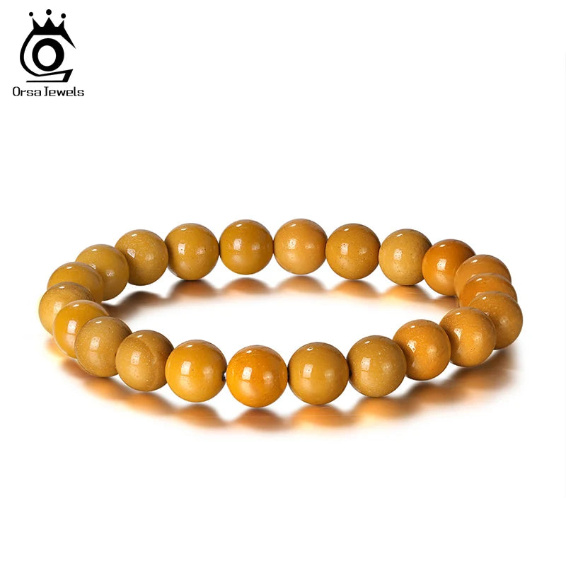 Yellow Mookaite Healing Reiki Buddha Bracelet