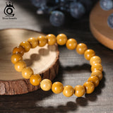 Yellow Mookaite Healing Reiki Buddha Bracelet