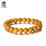 Yellow Mookaite Healing Reiki Buddha Bracelet