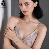 925 Silver Necklace Zirconia Pendant Jewelry for Women