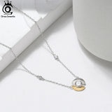 925 Silver Necklace Zirconia Pendant Jewelry for Women