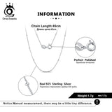 925 Silver Side Chain Small Ball Length Chain Women Jewelry SC22