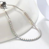 925 Sterling Silver Girls Bracelet, Colorful Cubic Zircon Silver Chain