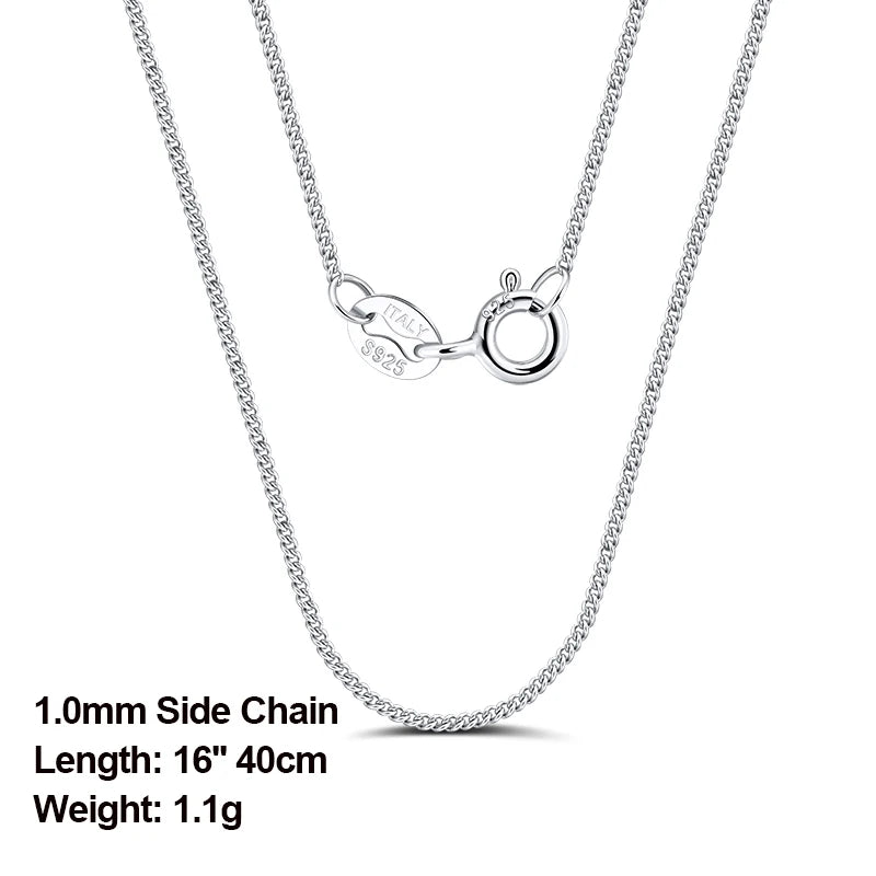 ORSA JEWELS Real Silver 925 Women's Link Chain Necklace