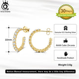 925 Silver Earrings with Cubic Zirconia SE361