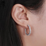 925 Silver Earrings with Cubic Zirconia SE361