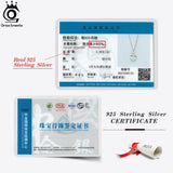 Zirconia Pendant 925 Silver Women Necklace Birthday Gift
