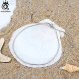 925 Silver 8 Sided Snake Chain Anklet for Women