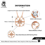 Heart Pendant Silver Necklace for Women