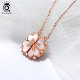 Heart Pendant Silver Necklace for Women