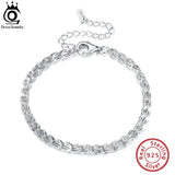 Sterling Silver Phoenix Tail Chain Bracelet for Women