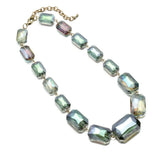 Crystal Beads Choker Necklace Statement Jewelry for Women