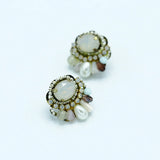 Colorful Crystal Stud Earrings for Women Christmas Party
