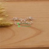 925 Silver Spanish Touses Bear Women's Earrings Jewelry