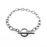 Men's Gold Stainless Steel Clasp Rotate Bracelet