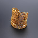 Dubai Wide Bangle for Women Men African Bracelets&Bangles Jewelry Bridal Wedding