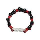 OUMI Punk Rock Stainless Steel Biker Mens Bracelet Chain Motorcycle Bike Bicycle
