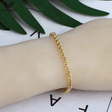 OUMI Stainless Steel Cross Bracelet Chain Punk Bangle Jewelry